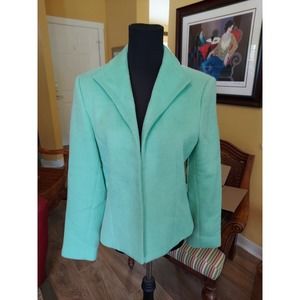 Aqua wool bolero jacket